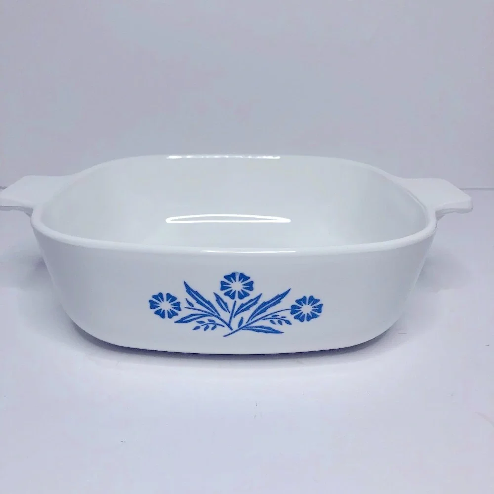 Vintage Corning Ware Classic RARE Blue Cornflower 1 Quart P-1-B Farmhouse